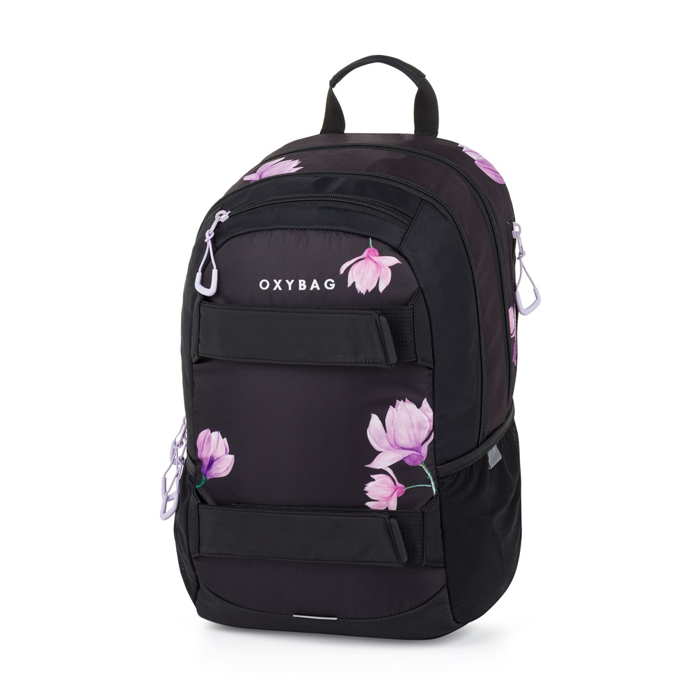 Studentský batoh + etue OXY Sport Flowers